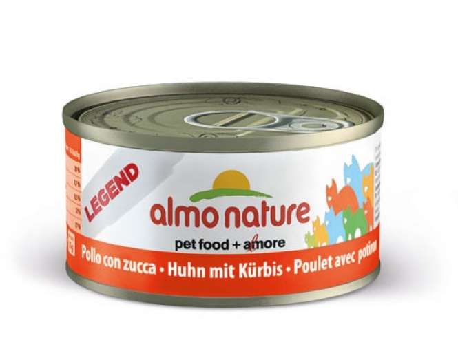 Boîte de nourriture humide pour chat Almo Nature HFC Natural au Poulet et Potiron, 70 g