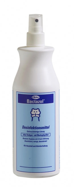 Flacon spray Bactazol 500 ml pour désinfection et hygiène animale