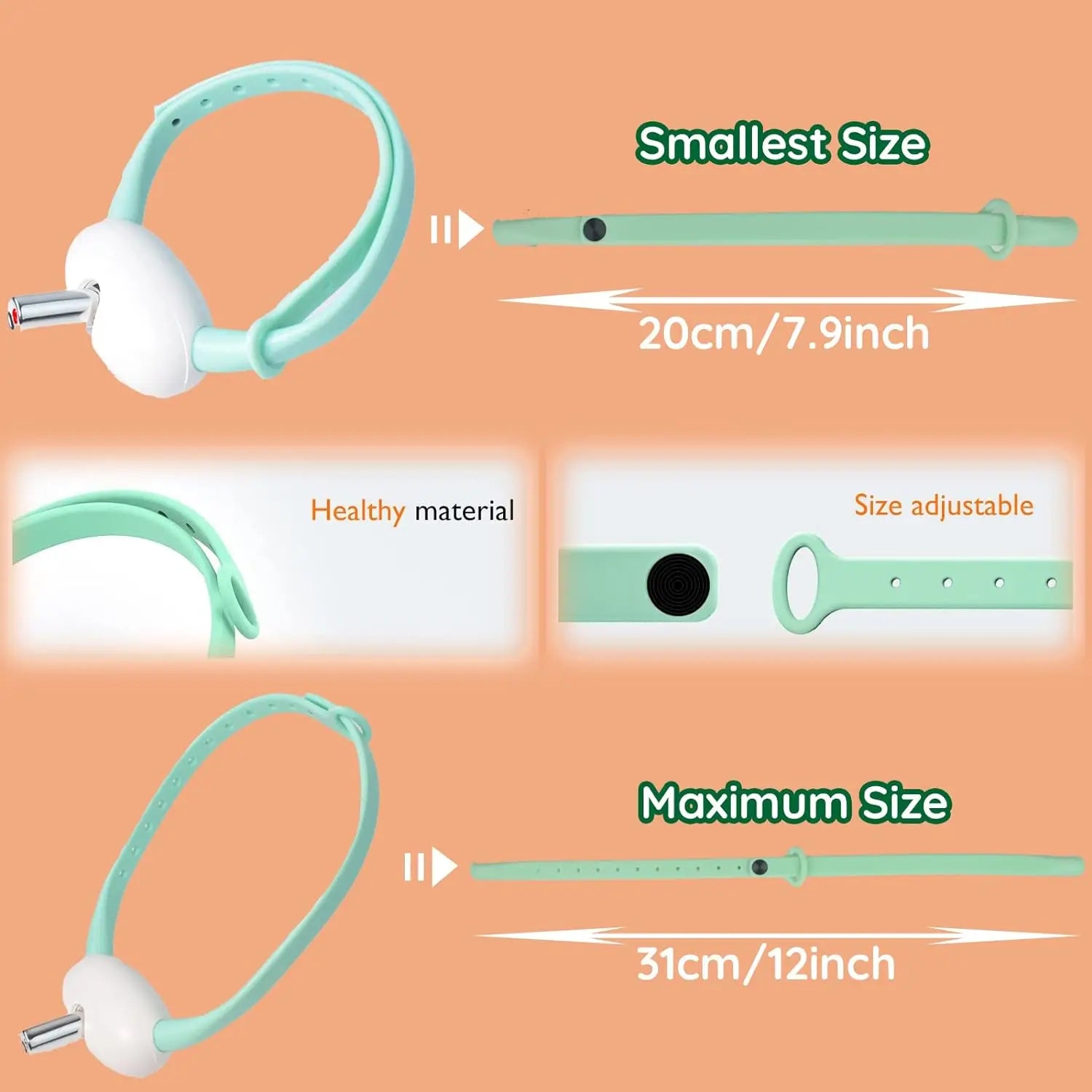 Collier pointeur laser automatique pour chats, réglable de 20 à 31 cm pour convenir à toutes les morphologies