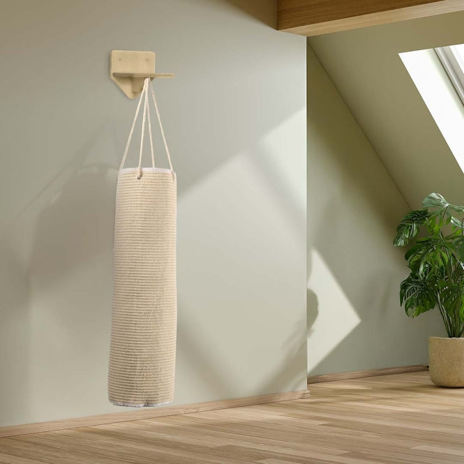 Griffoir suspendu Duvoplus installé dans un intérieur moderne, fixé au mur