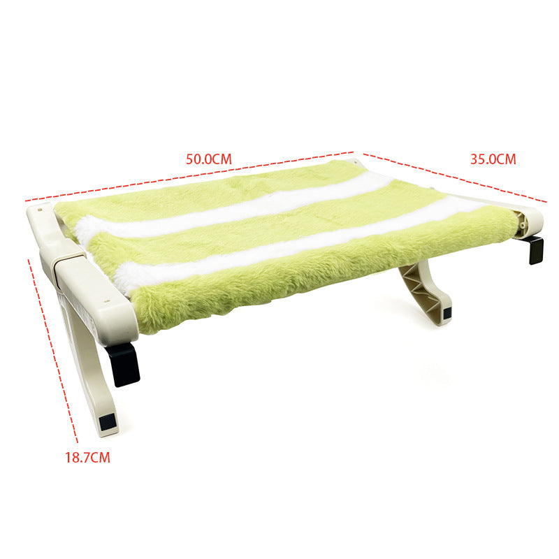 Hamac de fenêtre Mewoofun fixé avec ventouses puissantes, supporte jusqu’à 30 kg