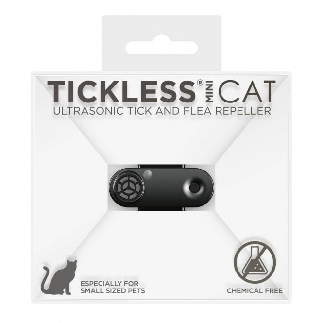 Dispositif anti-tiques et puces TickLess MINI blanc pour chats