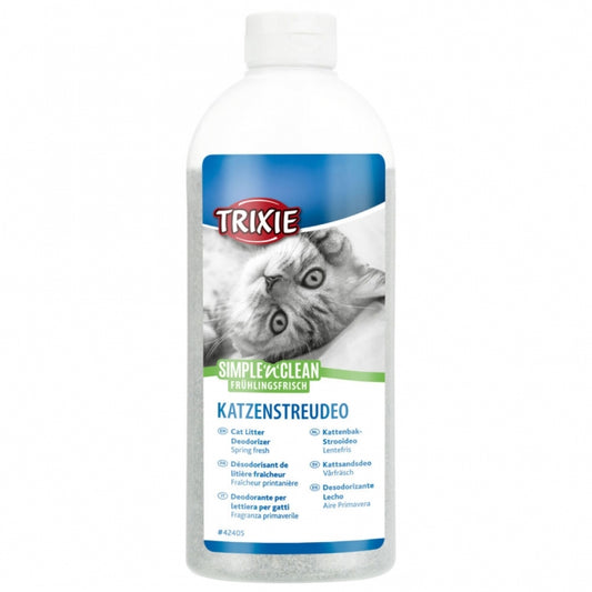 Déodorant pour litière Trixie Simple’n’Clean 750 g, parfum printemps, anti-odeurs