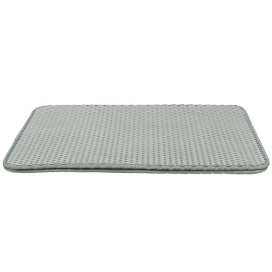 Tapis de litière Trixie double couche gris avec tamis, pour bac à litière