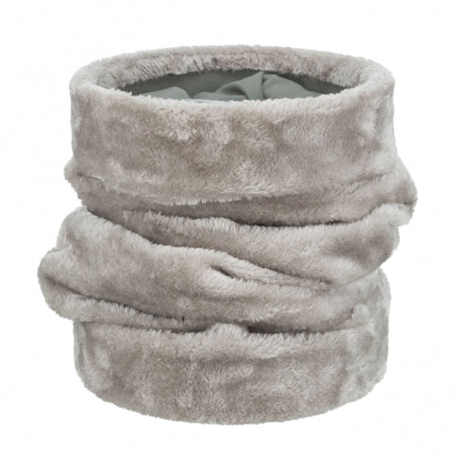 Tunnel de jeu Trixie Crunch en peluche gris avec effet crépitant pour chats, 60 cm rétractable