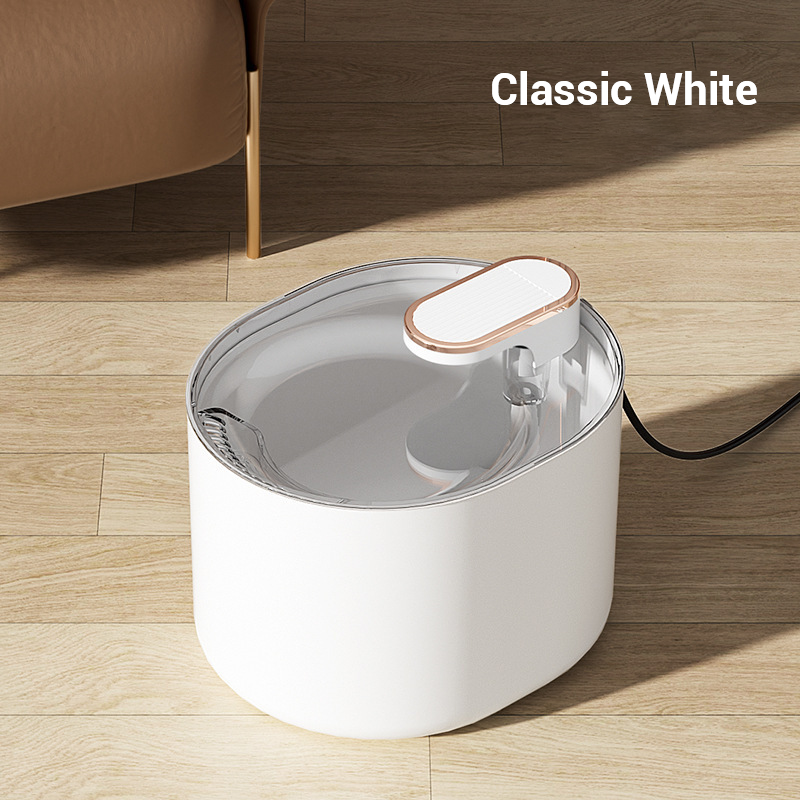 Fontaine à eau automatique 3L disponible en coloris Dark Blue et Classic White