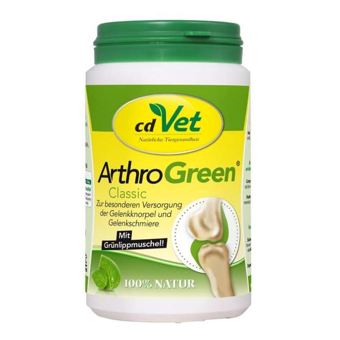 Pot cdVet ArthroGreen Classic, complément naturel pour la santé articulaire des chats et chiens