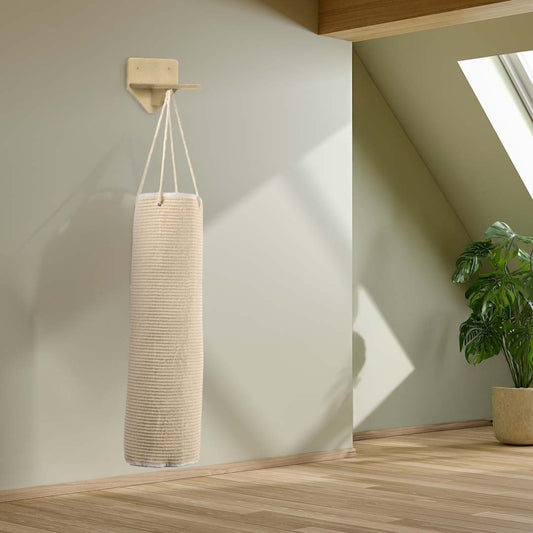 Griffoir suspendu Duvoplus installé dans un intérieur moderne, fixé au mur