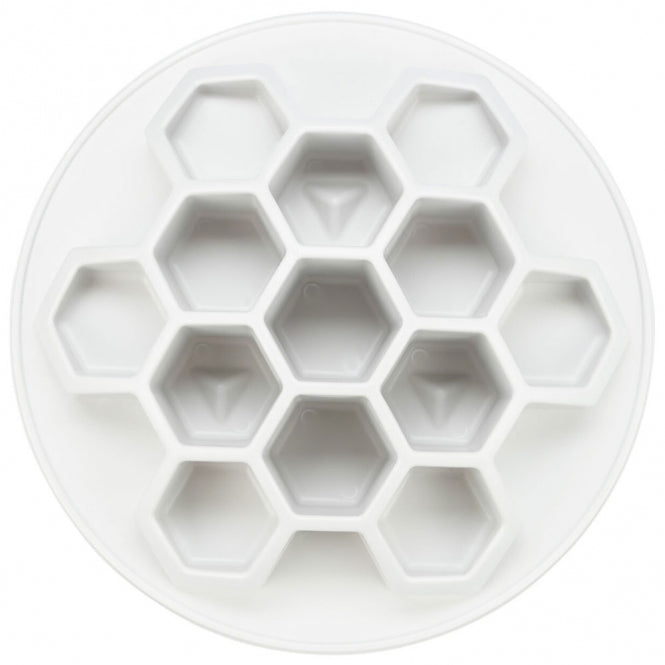 Gamelle Trixie Hive XL vue du dessus, design en nid d’abeille, Ø 35 cm