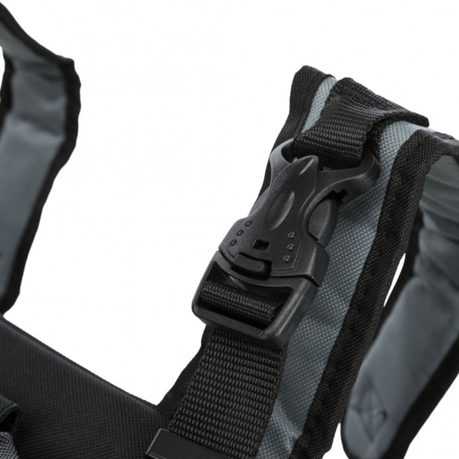 Sac à dos de transport Trixie Connor noir/gris avec filets respirants et sangle de sécurité, pour chats jusqu’à 8 kg