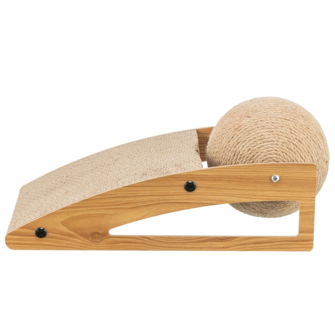 Griffoir rampe robuste avec surface à gratter et balle en jute